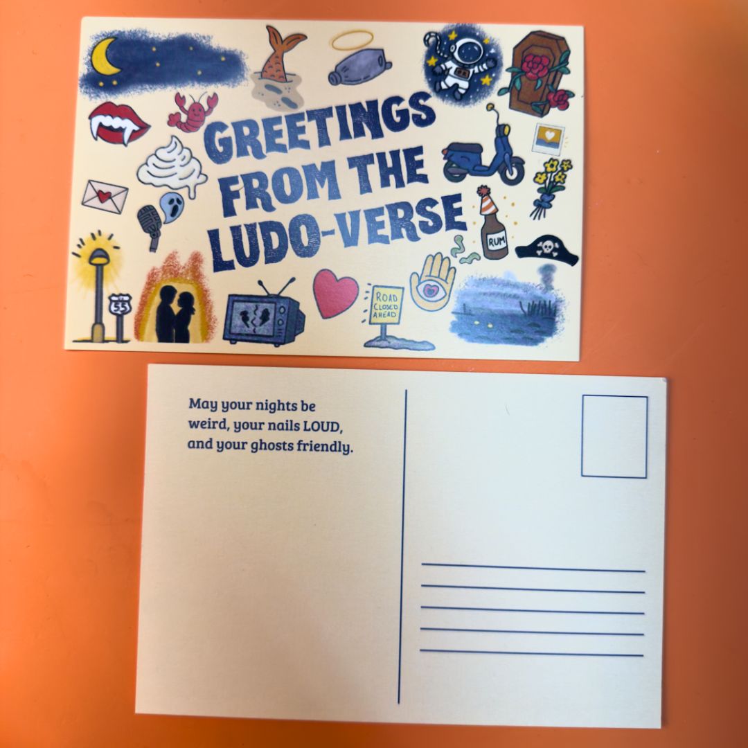 Greetings From The Ludo-Verse Postcard
