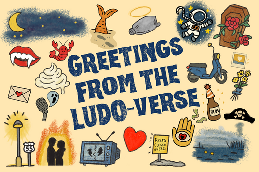 Greetings From The Ludo-Verse Postcard
