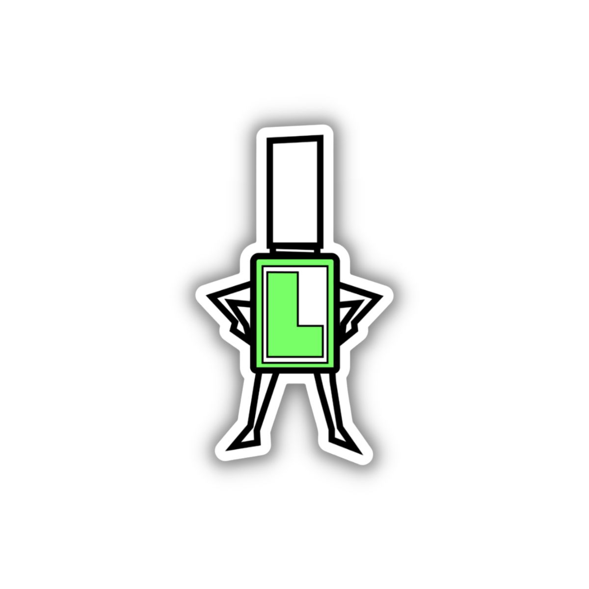 Sharp Elbows Sticker - LOUD